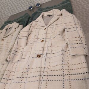 Eyelash yarn  coat